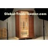 Health Benefit Far Infrared Sauna Room 1300W with Clear Tempered Glass For One Person
