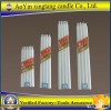 white pillar candles
