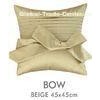 18 Inch Car Room Handmade Decorative Pillows Yellow Cushion With Slub Polysilk