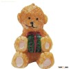 Bear shape birthday candle in yellow color