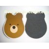 Ashtray promotional Lycra Cloth + Soft Gel + PU Plastic EVA mouse mat wrist support