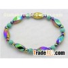 Rainbow Magnetic Hematite Beaded Bracelet