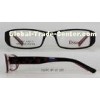 Handmade Acetate Kids Eyeglass Frames , Coffee And Black Vintage Optical Frames