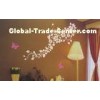 Artificial Carving White Wine Wall Flower Stickers F152