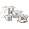 9 PCS Household Kitchen Steamer Pot Aluminum Cookware Set
