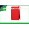 Red Tablet PC / Ipad Air / 5 Protective Cases Ultra Slim With Eco Leather