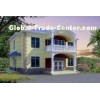 CE Prefab Steel House , Light Steel Frame Construction Villa With WPC Board