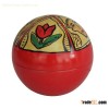 Round Christmas Tin Ball