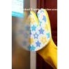Household Cleaning Latex Gloves with Design and color scouring pad