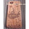Waterproof Zebra Iphone 5 Wood Cases With Anti-fingerprint Surface