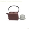 Red Cast Iron Teapot