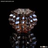 Electroplating Luxury Amber Glass Candle Holder