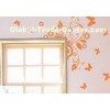 Contemporary Large Wall Flower Stickers G161, Wall Sticker Art /Design Wall Sticker /Floral Wall Sti