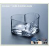 heart glass candle holder