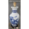 blue and white porcelain lamp