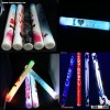 Cheer colorful led glow foam stick with battery powered