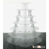 7-tier acrylic cupcake stand