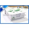 Paper Box Packing Green / White Cover Memo Sticky Notes , Sticky Block for Office