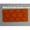 Dark Blue Food Grade Silicone Ice Cube Tray For Cake Mold