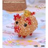 3d beaded pig crystal animal lucky charm