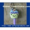 Cute Novelty Keyrings Soft PVC Keychain for Souvenir / Christmas Gifts with Rubber , Silicone