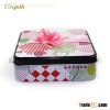 square gift metal tin boxes, metal gift tin box, square cookies tin box