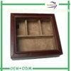 Window Wooden Watch Gift Boxes Real Leather Expensive Packing