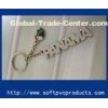 Letter / Alphabet Metal Custom Key Chains / Personalized Monogrammed Key Chain Rings