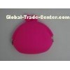 Green Silicone Coin Purse Handbags Waterproof With Debossed