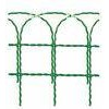 Professional PVC Coated Iron Wire Mesh , Green Welded Garden Fence
