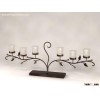 Metal candle holder