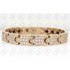Stainless Steel Bracelets Magnetic Therapy Products OEM / DOM