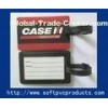 Promotion Gifts Plastic PVC Luggage Tag , OEM Soft PVC Travel Luggage Tags