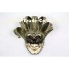Hand Made Venetian Jester Mask For Masquerade Ball 17 Inch Face Mask