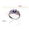 Customized Designs 925 Sterling Silver Rings Synthetic Blue Sapphire Heart Shape Birth Stones