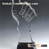 Crystal Hand Trophy