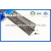 Triangular Aluminum Metric Scale Ruler For Measuring , Engineers Metal Scale Rulers