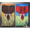 elephant canvas painting