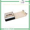 Luxury Magnetic Gift Box With Bow , Paper Cover Plastic Tray