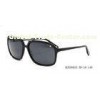 Mens Acetate Frame Sunglasses , Retro Style Round Black Framed Sunglasses For Men