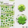 lovely clover puffy stickers
