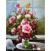 hand painted classical flower oil painting