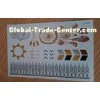Fashionable Metallic Body Tattoo / foil gold leg temporary tattoos jewelry