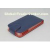 Leechee  Vein Style iPhone4 Leather Cases Cover With Plastic Background Cases