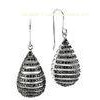 Stylish 925 Silver Decorative Jewelry Gold Plated Earrings For Girls / Lady