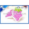 Hot Transfer Printing Purple Grape Fruit Shaped Kids Erasers For Chilldren