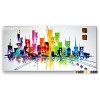 Cheap and High Quality 100% Handmade City Canvas Oil painting buildings canvas paintings