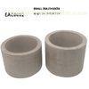 House Natural Concrete Plant Pots Flower cylinder grey 2 Sets 15cm  10cm