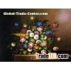 classical flower oil painting