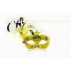 Glitter Masquerade Venetian Masks / Colombina Mardi Gras Feather Masks